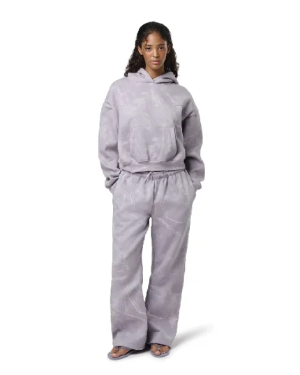 Tracksuit in purple color front side